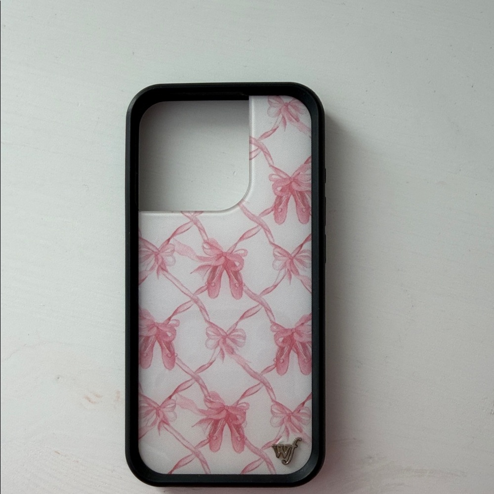 Wildflowers Pink Bow Phone Case
